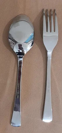 سرویس قاشق و چنگال 12 پارچه صنایع استیل ایران مدل مونزا کد 101