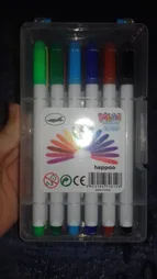 ماژیک رنگ آمیزی 12 رنگ هپو مدل rs کد 3030