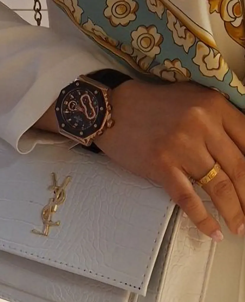 ست ساعت مچی عقربه ای زنانه و مردانه نیوی فورس مدل NF8035RGBB