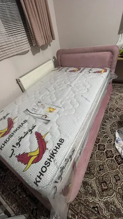 تخت خواب یک نفره مدل لاسون سایز 120×200 سانتی متر