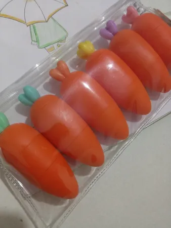 ماژیک علامت گذار مدل هویج کد 809 بسته 6 عددی