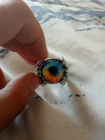 انگشتر مدل چشم اژدها کد collor44