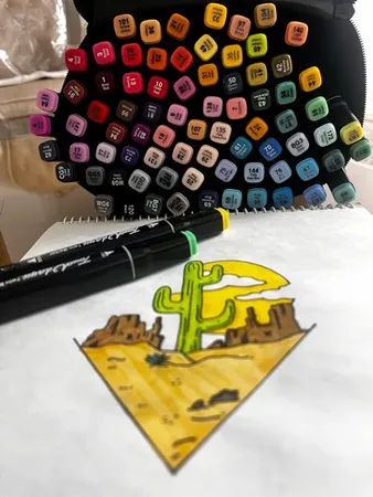 ماژیک راندو نیو تاچ مدل 080 بسته 80 عددی