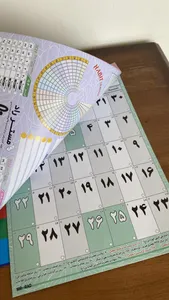 تجریه خرید تقویم دیواری سال 1405 مستر راد طرح مدیریت زمان کد 3033 به همراه برچسب