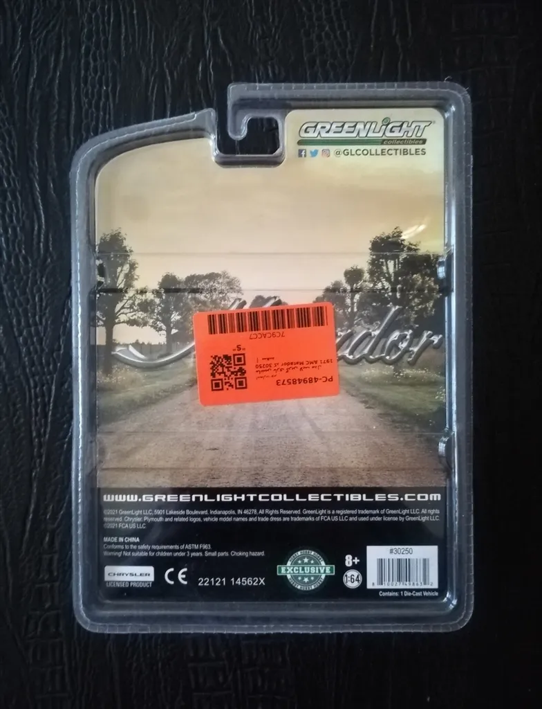 ماشین بازی گرین‌ لایت مدل 1971 AMC Matador کد 30250