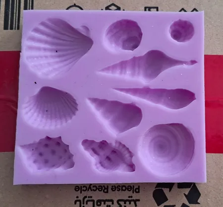 قالب مالد فوندانت مدل صدف دریایی