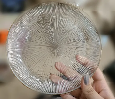 بشقاب میوه خوری نوری تازه مدل سولو بسته 6 عددی