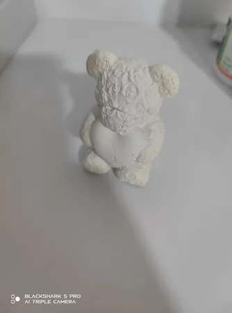 قالب شمع مدل خرس قلب دار