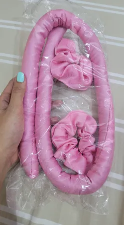 بیگودی مو مدل پرنسس طرح روبان به همراه کش مو بسته 2 عددی