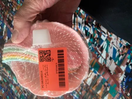 پیاله مدل رنگارنگ  بسته 6 عددی به همراه قاشق