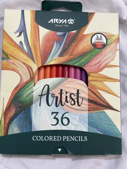 مداد رنگی 36 رنگ آریا مدل آرتیست