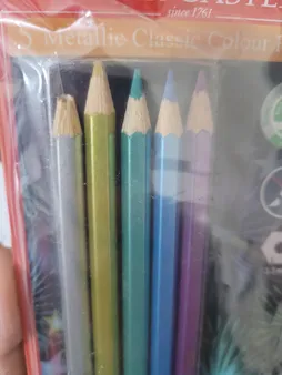 مداد متالیک 5 رنگ فابر کاستل