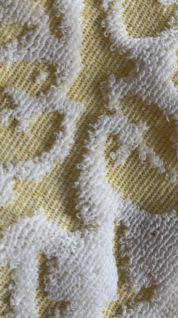 حوله حمام نساجی دُر هنر یزد مدل محبوبین 20 بافت سایز 185x110سانتی متر