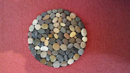 زیر قابلمه ای و زیربشقابی سنگی مدل stone