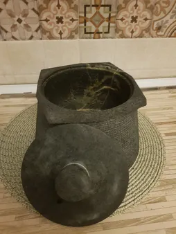 ظرف دیزی سنگی راه ابریشم با ظرفیت 8 نفر