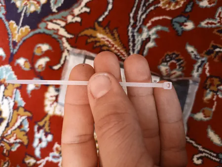 بست کمربندی پلاستیکی روزا کد RZ100 بسته 100عددی