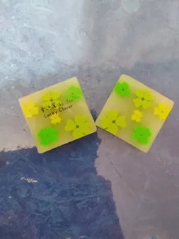 پاک کن مدل مغزدار ژله ای شکوفه بسته 2 عددی