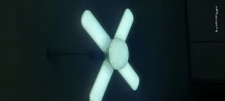 لامپ ال ای دی 45 وات آوا مدل فلاور پایه E27