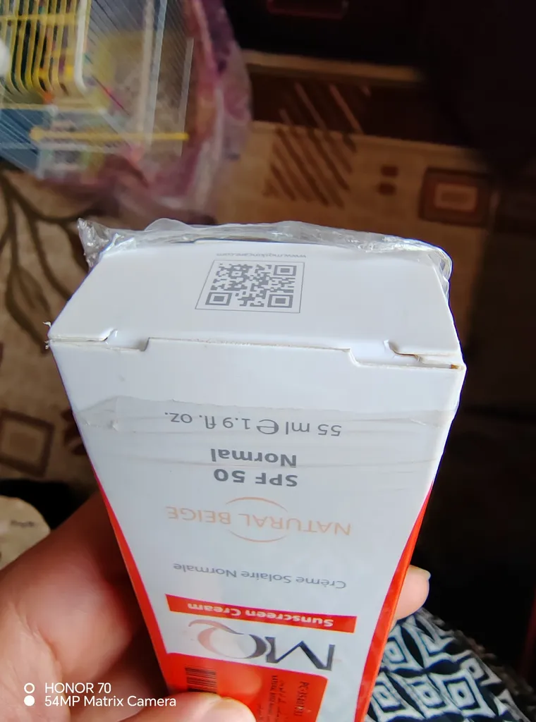 کرم ضدآفتاب رنگی ام کیو مدل NATURAL BEIGE-Normal، حجم 55 میلی‌لیتر