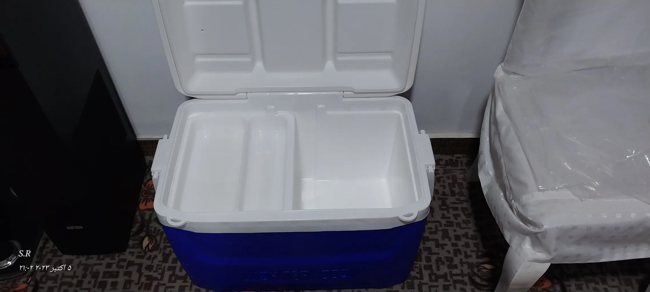 یخدان سفری کیش ترموس کد 48 گنجایش 60 لیتر