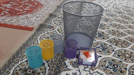 جامدادی رومیزی مدل CH101S بسته 3 عددی