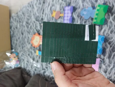 استیکر چوبي باروچین طرح ترن حیوانات