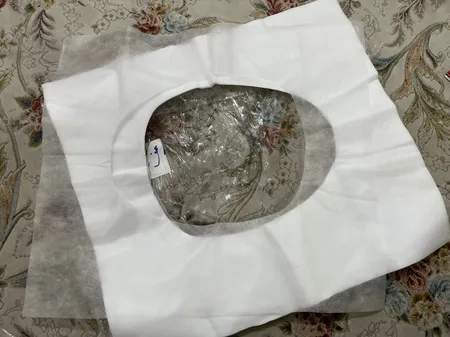 روکش یکبار مصرف توالت فرنگی گرمینه مدل 0200 بسته ۲۰۰ عددی