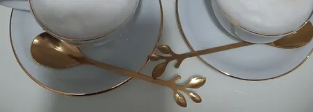 قاشق چای خوری مدل برگ کد 00601 مجموعه 6 عددی