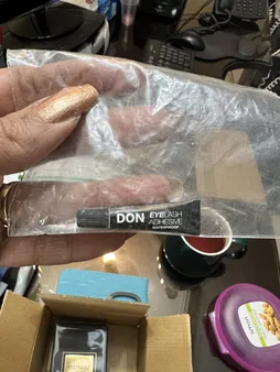 چسب مژه مصنوعی دان کد 008 وزن 1 گرم مجموعه 2 عددی