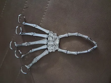 دستبند مدل اسکلت بندای