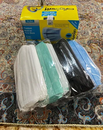 ماسک تنفسی دایا تجهیز مدل 3 لایه بسته 50 عددی