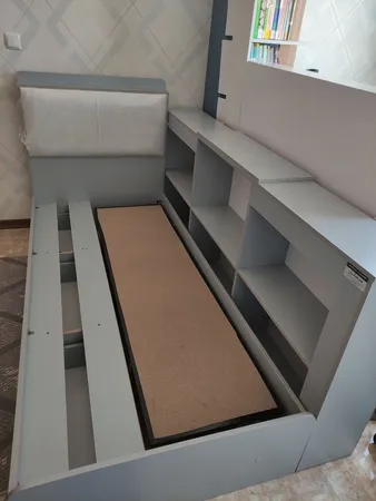 تخت خواب یک نفره مدل شلف سایز 90×200 سانتی متر