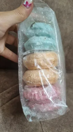 کوکتل پدیکور مدل دونات وزن 70 گرم بسته 12 عددی