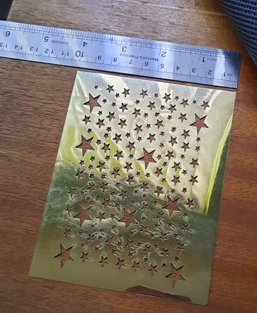 شابلون طرح آسمان پرستاره کد Fr659