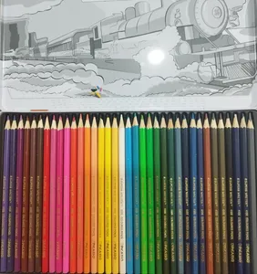 تجریه خرید مداد رنگی 36 رنگ پیکاسو مدل Superb Writer طرح لوکوموتیو