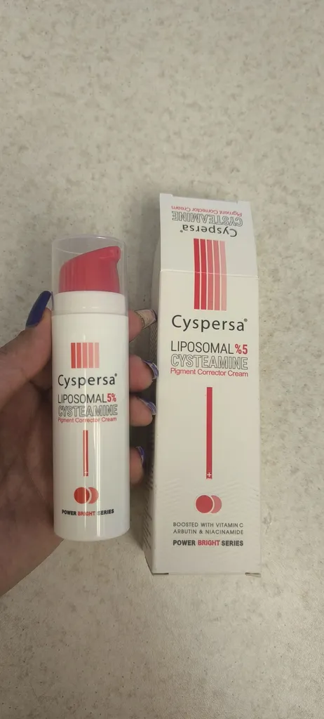 کرم ضدلک سیسپرسا مدل سیستئامین حجم 50 میلی لیتر