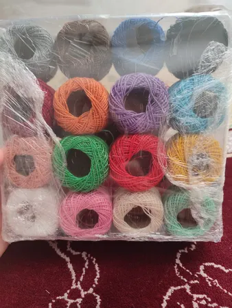 نخ گلدوزی مدل کینگ فیل کد 1314 مجموعه 21 عددی