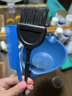 لوازم رنگ مو نوین مدل sa-3 مجموعه 3 عددی