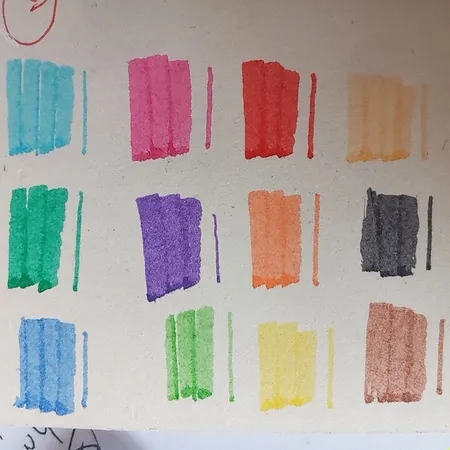 ماژیک 12 رنگ راندو فنگ تو کد 12