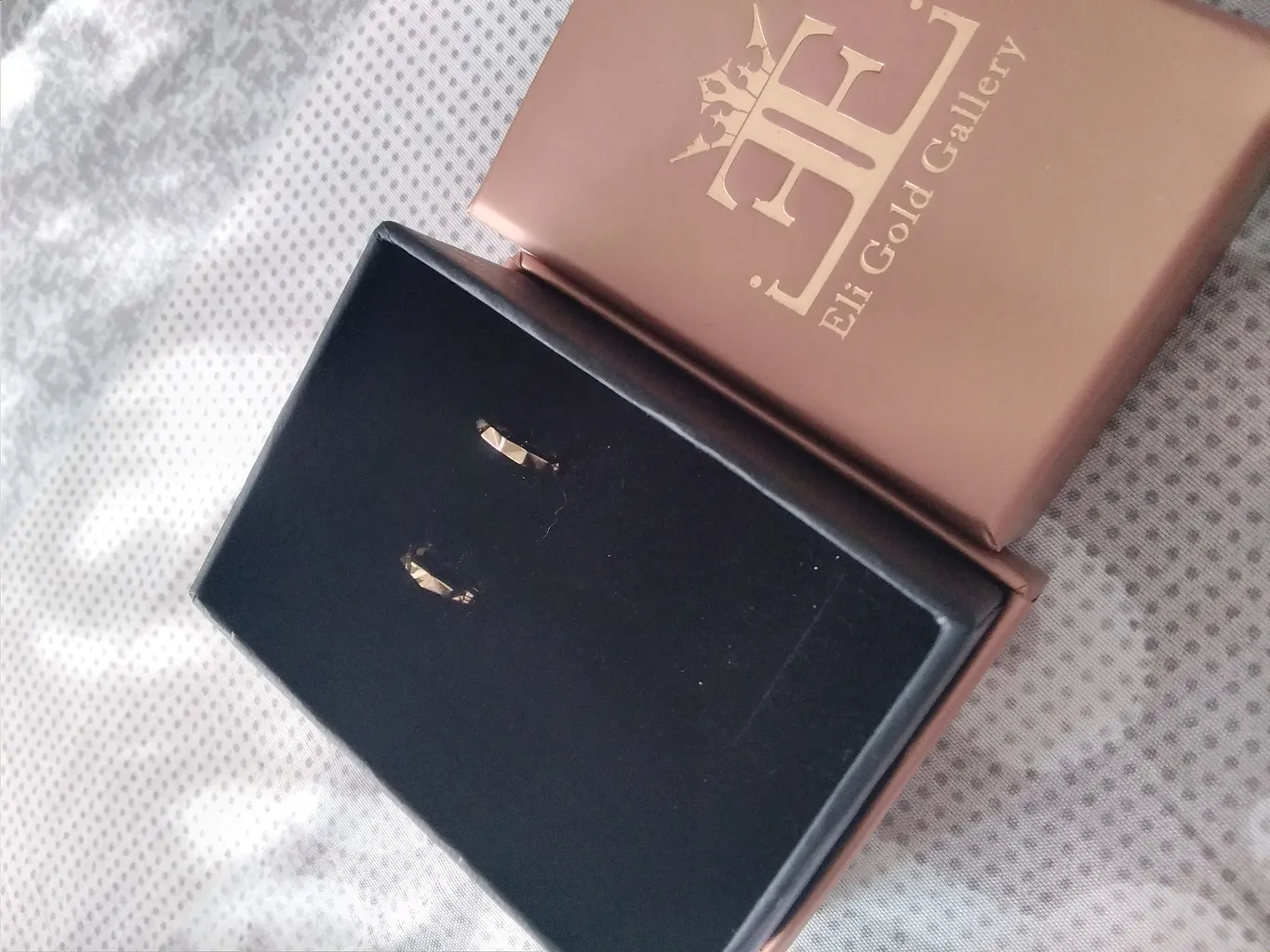 گوشواره گلیپسی طلا 18 عیار زنانه الی گالری مدل اوریگامی