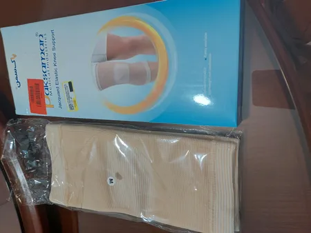 زانوبند طبی پاک سمن مدل الاستیک ژاکارد