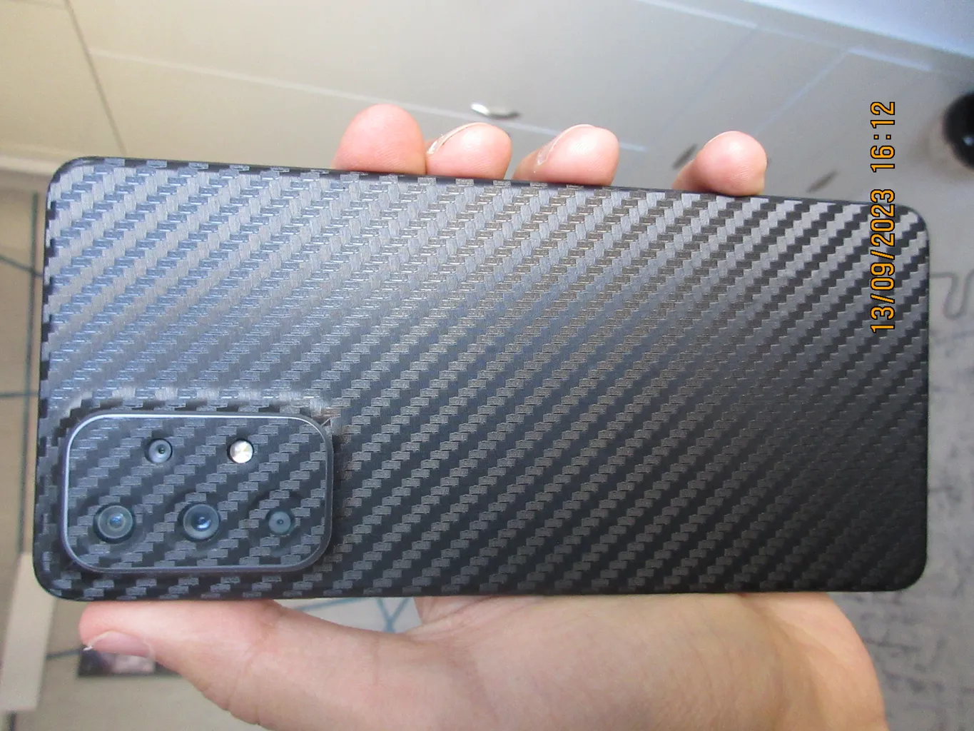 برچسب پوششی ماهوت مدل Carbon-Fiber-FullSkin مناسب برای گوشی موبایل سامسونگ Galaxy A73 5G