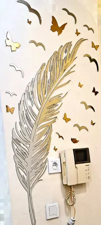 آینه آماتیس مدل پر و پرنده ها