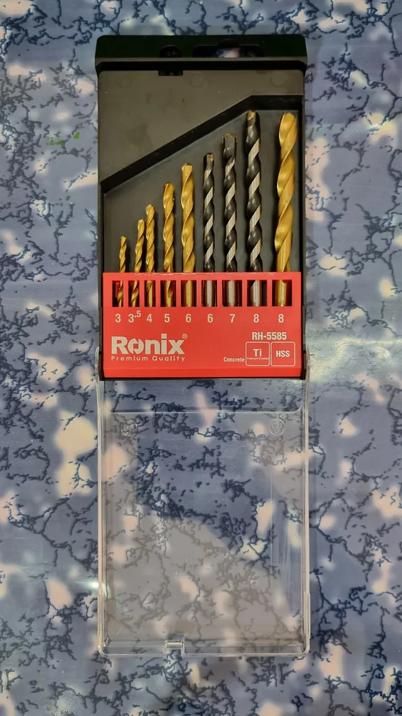 مجموعه 9 عددی مته رونیکس مدل RH-5585