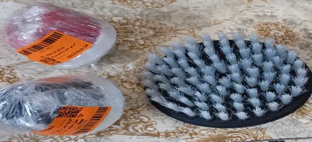 فرچه سر دریلی مدل مبل شویی نرم کد 75MM