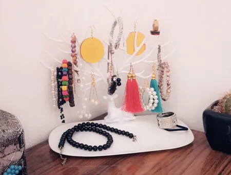 استند جواهرات طرح شاخ گوزن کد PS-03