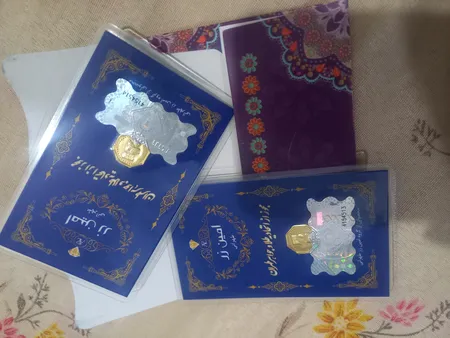 سکه گرمی طلا 18 عیار پارسیان امین زر مدل 004 بسته 2 عددی