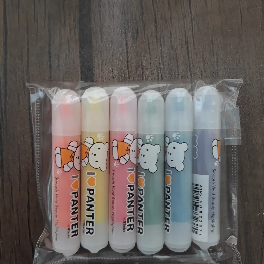 ماژیک علامت گذار 6 رنگ پنتر سری M and G مدل I Love Panter