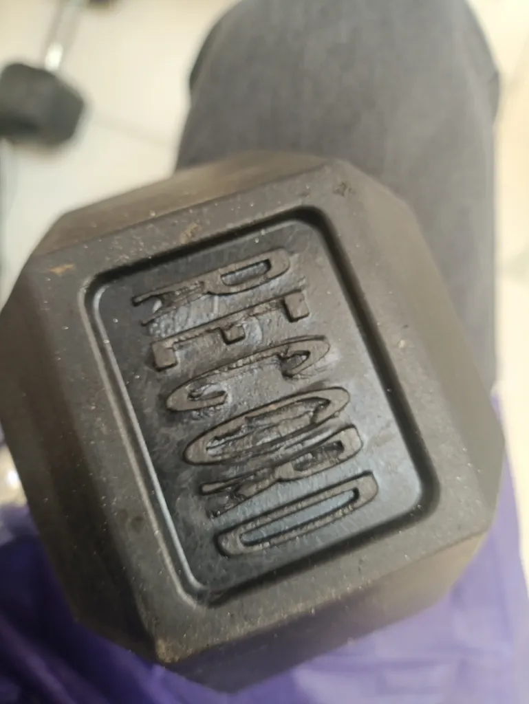 دمبل رکورد مدل 1400 وزن 10 کیلوگرم بسته 2 عددی