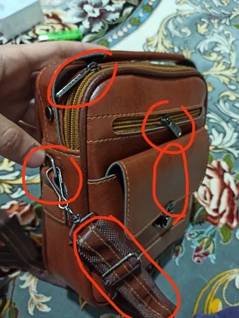 کیف رودوشی چرم ما مدل HA-2